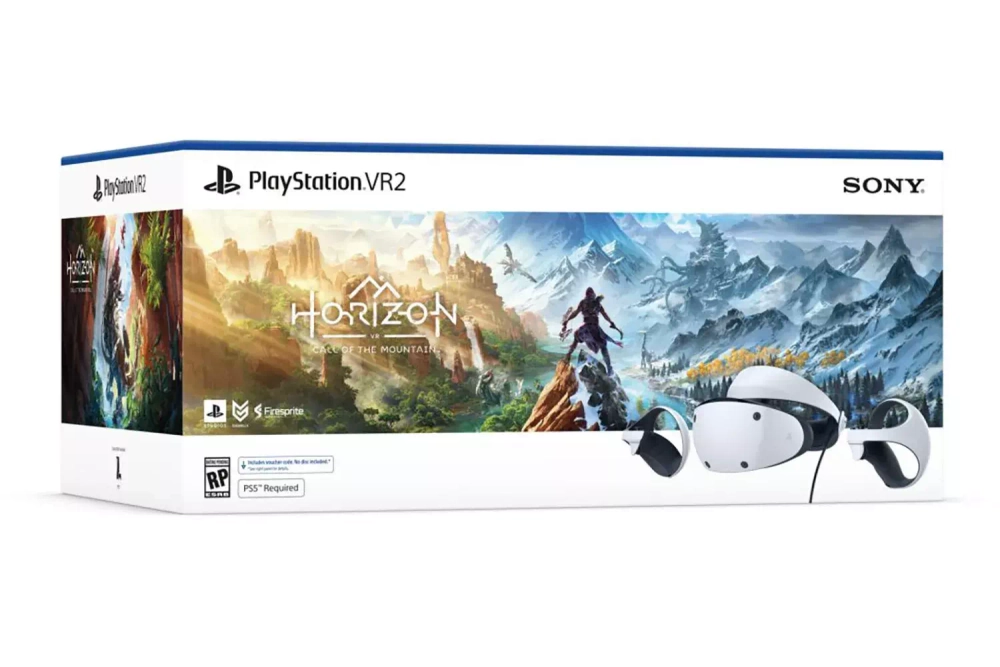 Система виртуальной реальности Sony PlayStation VR2 и игра Horizon Call of the Mountain