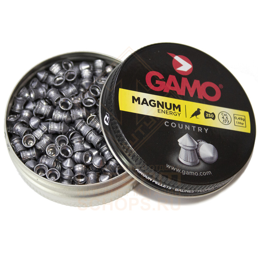 Пули Gamo Magnum Energy 4,5 мм 0.49 г (200 шт)