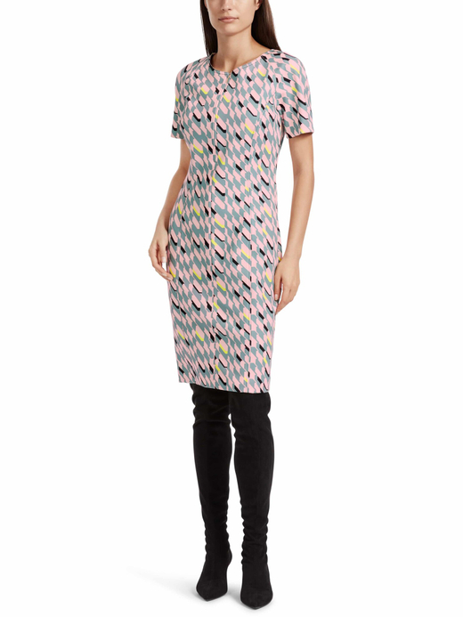 Платье с графичным принтом