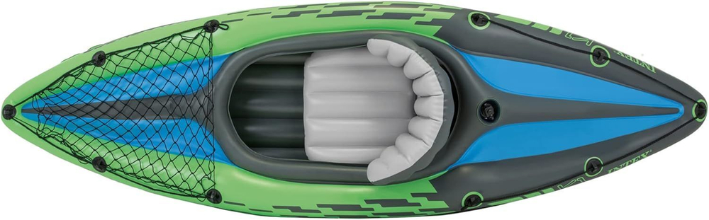 Каяк INTEX CHALLENGER К1, 68305, коричневый, синий