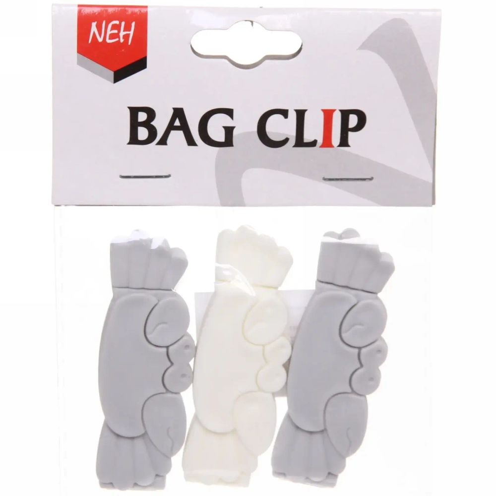 Зажим для пакета 7см «Крабики» 3шт