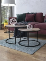 Комплект журнальных столов Акцент - ЧД - МДФ в ПВХ