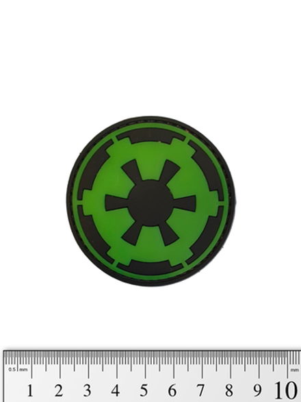 Шеврон Stars Wars. Галактическая Империя PVC светонакопительный