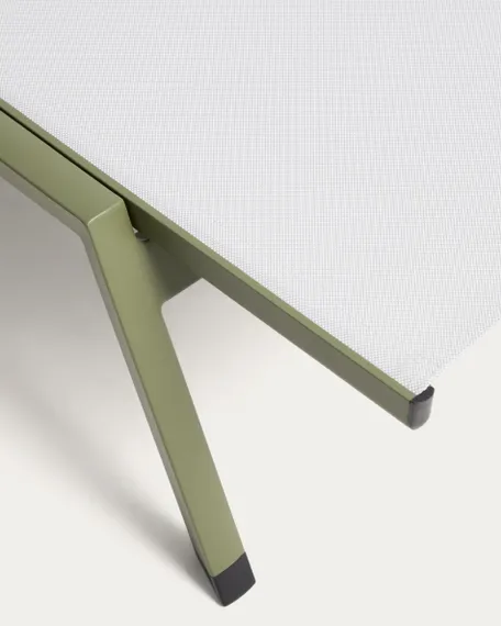 Шезлонг Capraia из зеленого алюминия