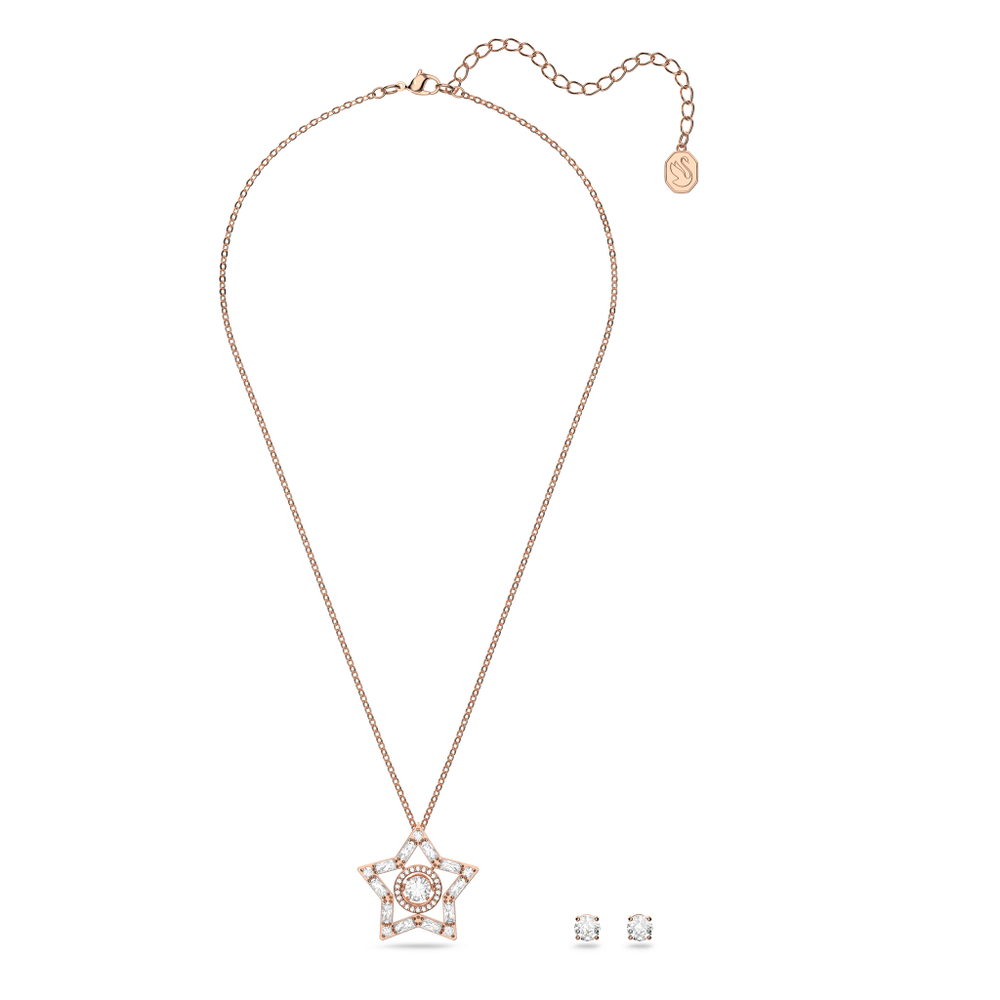 STELLA:SET ROS + ATTRACT STUDS WHITE/ROS