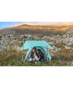 Палатка Naturehike Outdoor 2-местная, алюминиевый каркас, сверхлегкая, голубой