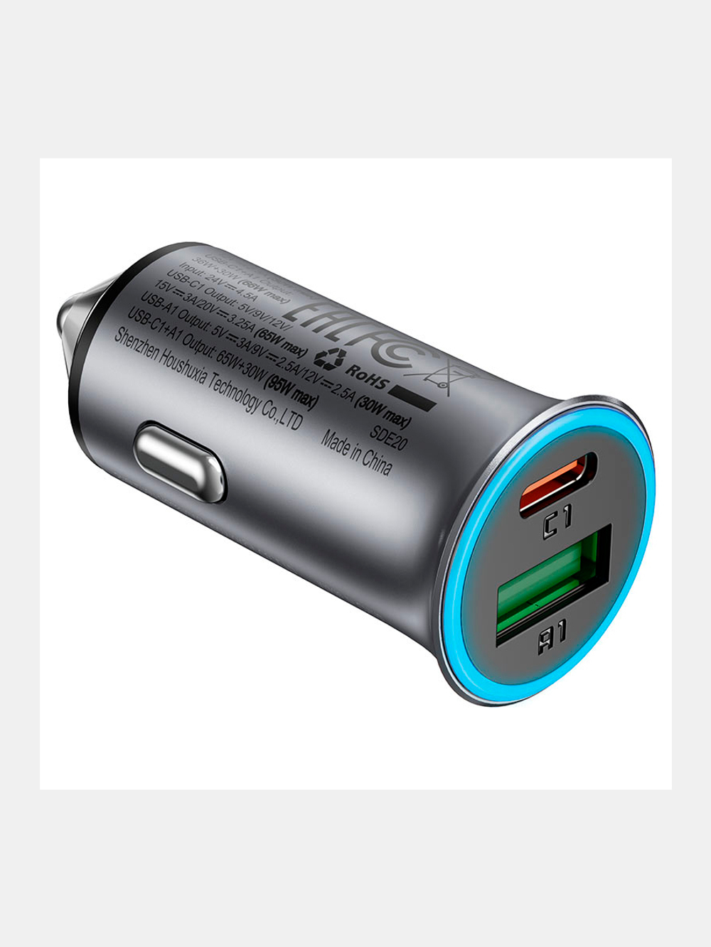 Автомобильное зарядное устройство USB и Type-C ACEFAST B16
