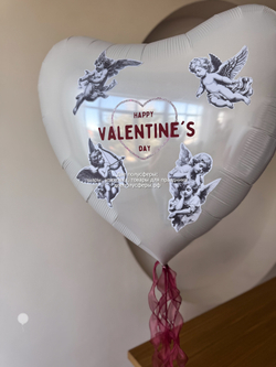 Большое сердце Счастливого Дня Святого Валентина