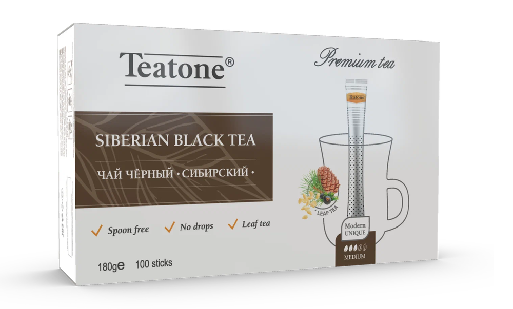 Чай черный Сибирский в стиках Teatone