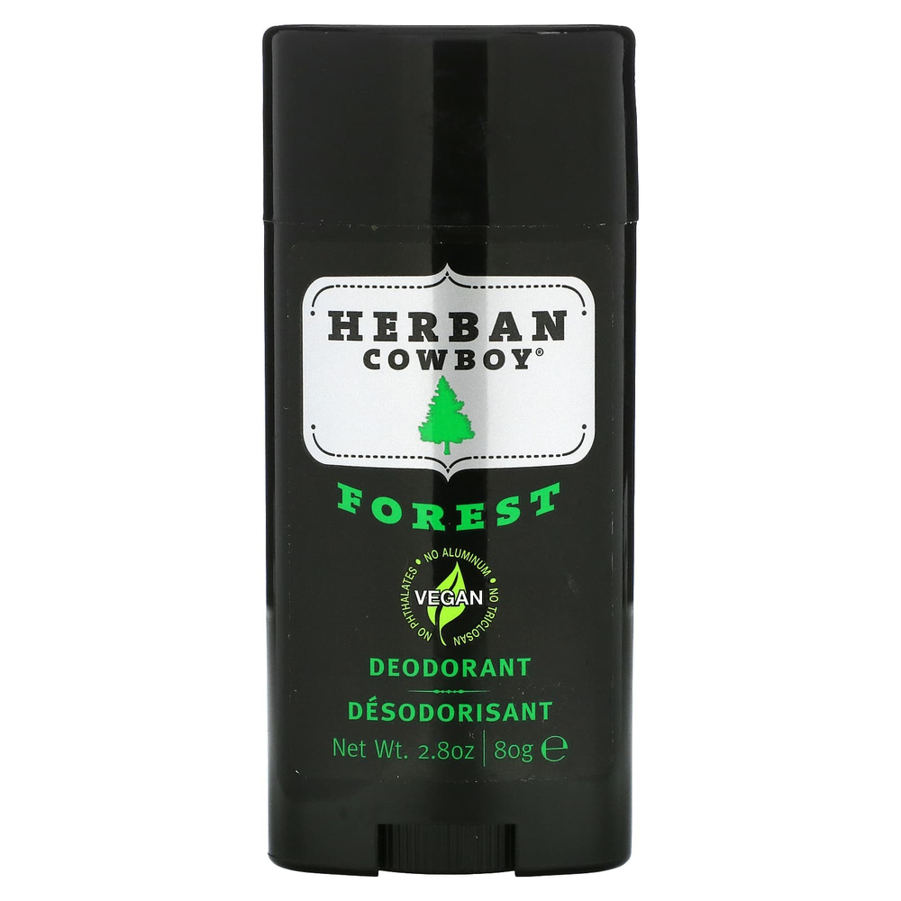 Herban Cowboy, Дезодорант, лесной, 80 г (2,8 унции)