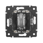 Розетка TV (телевизионная) проходная - алюминий Valena Classic LEGRAND