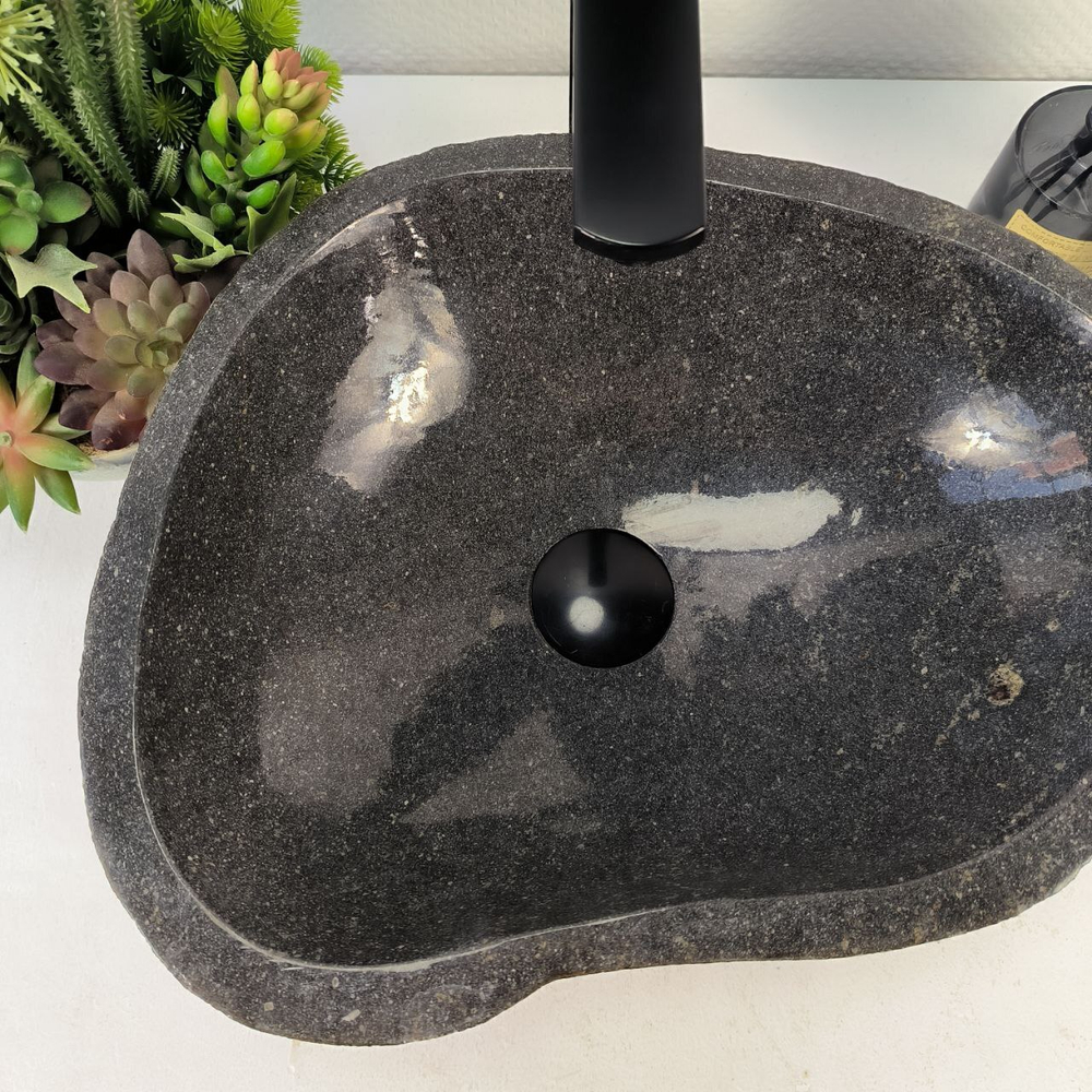 Раковина из речного камня RS-65207 41*34*14 0856