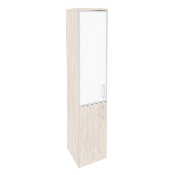 Оникс Шкаф высокий узкий левый O.SU-1.2 R (L) white  400*420*1977