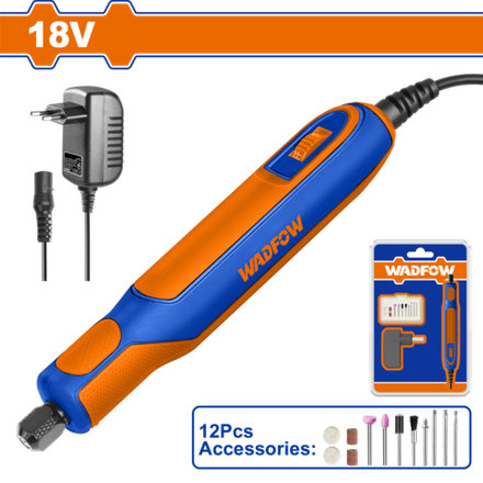 Гравер электрический 18 В WADFOW WRY16180