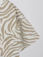 Футболка детская оверсайз укороченная базовая