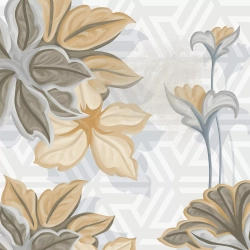 ДЕКОР FLORE GRIS 20X20 ОТ VIVES