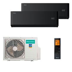 Мультисплит система на 2 комнаты Hisense AMS-09UW4RYCHB00(B) x 2 / AMW2-14U4RGC