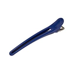 Зажимы для волос Harizma алюминий/пластик, синие, 10см (h10898-24)