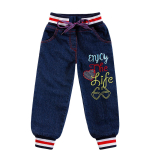 Джинсы для девочки джинсовые 104 р-р синий (Bonito)