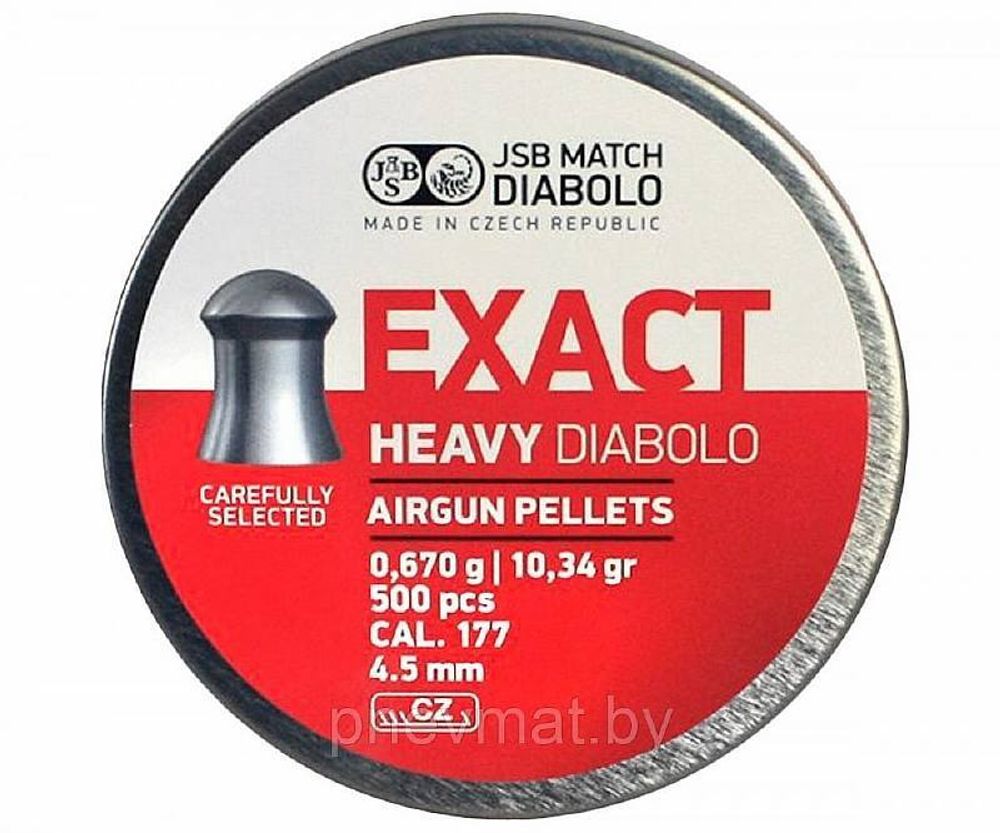 Пули пневматические EXACT Heavy Diablo 4,5 кал. 500шт