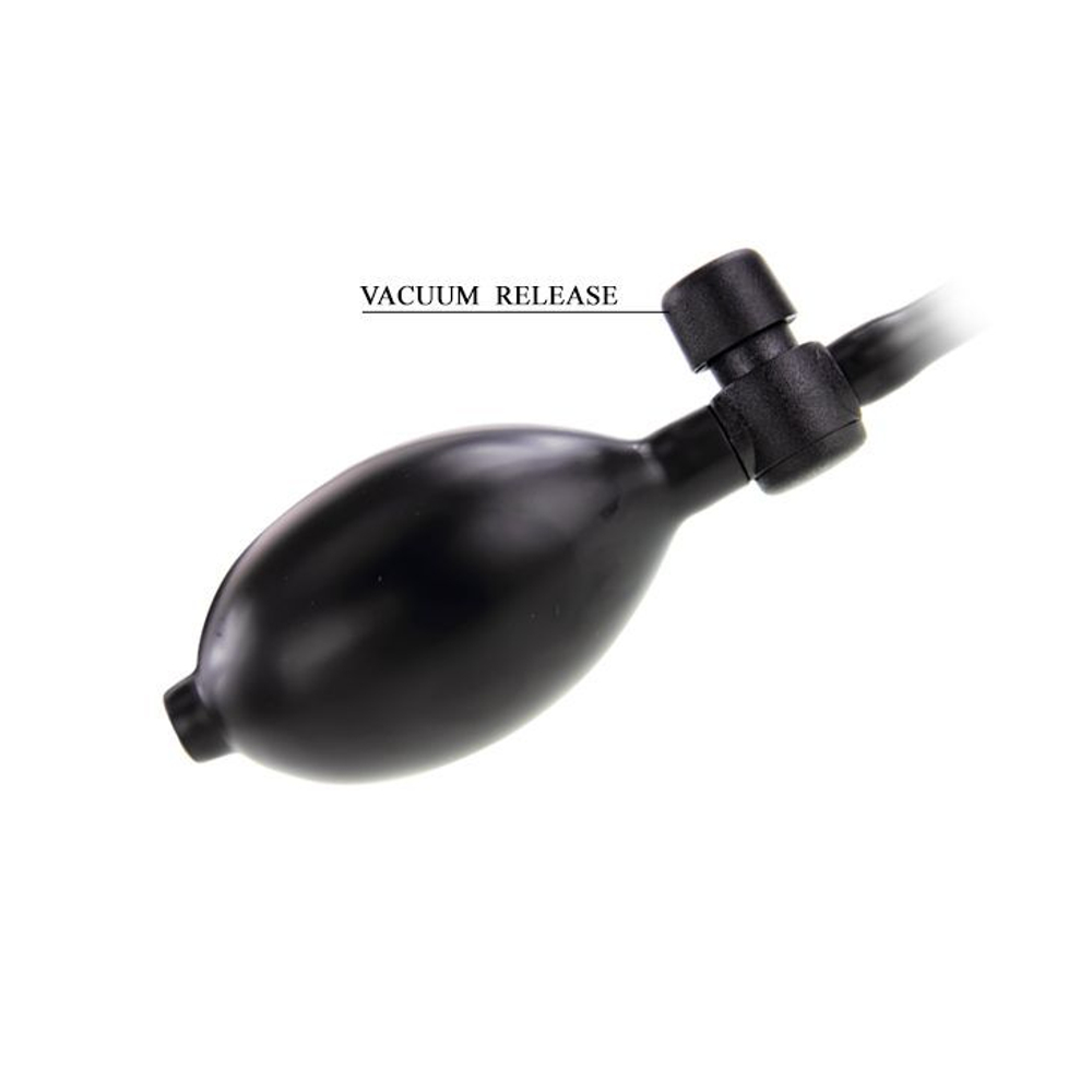 Фаллоимитатор на присоске с функцией подкачки - 19,3 см. (Цвет: телесный)