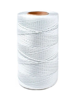 Веревка полиамидная Петроканат 3,1 мм, тест 240 кг, 1,0 кг, белая, бобина