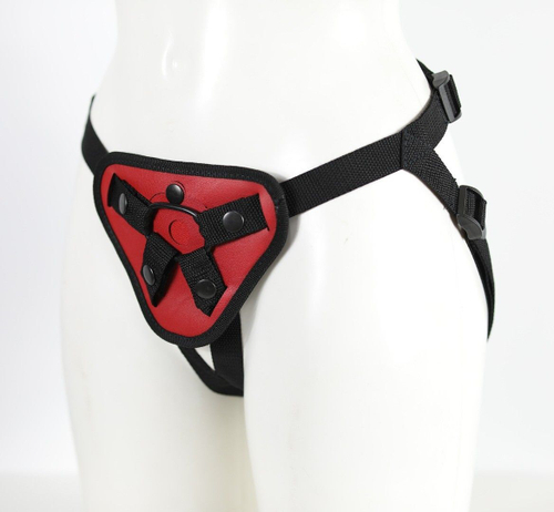 Трусики для страпона LOVETOY, 2 типа фиксации, красные