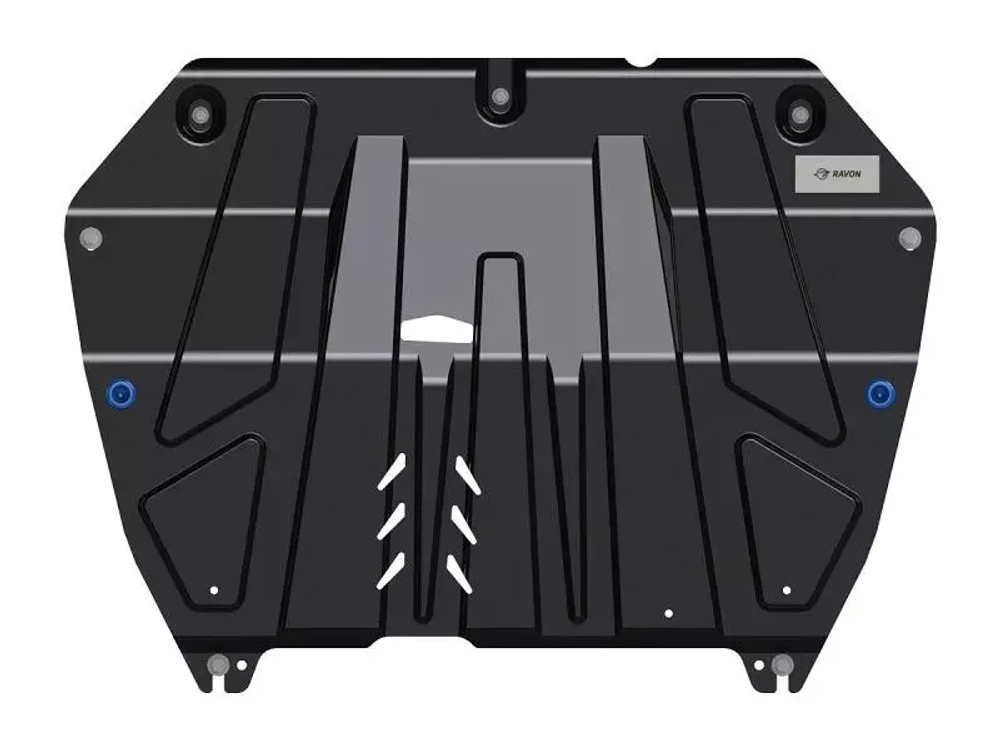 Защита картера и КПП Sheriff для Chevrolet Spark III (M300) 2010-2016 арт.04.2030 V2