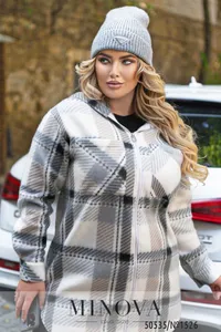 Кардиган 1526-Серый-черный Minova