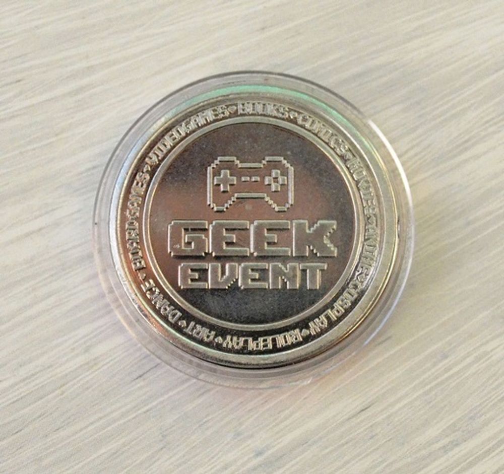 Монета Geek Event  Алюминий