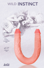 Двусторонний фаллоимитатор 47,6см Lola Games Instinct Wild 5570-04Lola