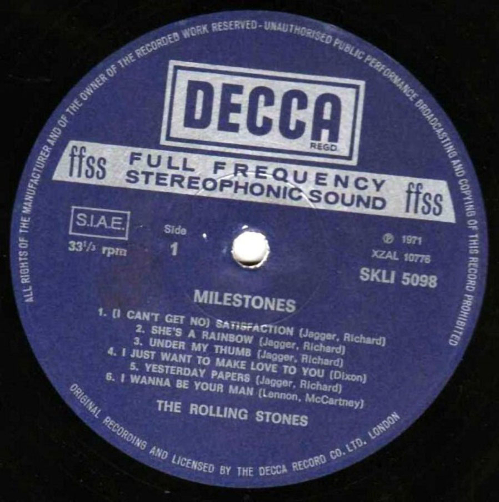 The Rolling Stones / Milestones (LP)
