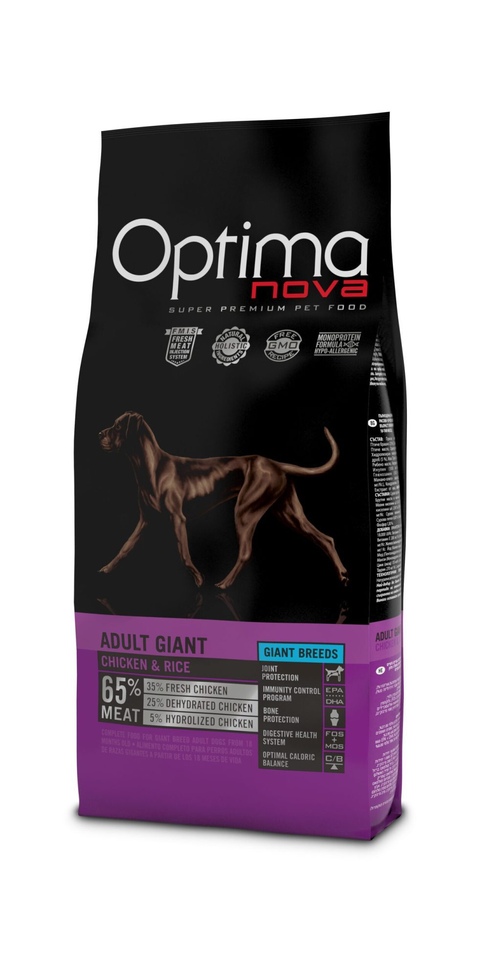 Optima Nova Adult Giant (Курица и рис)