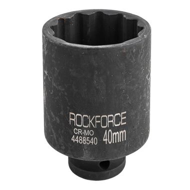Головка ударная глубокая 40мм (12гр.), 1/2'' RockForce##Rock FORCE RF-4488540