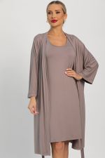 Платье-майка для дома Шелк вискозы (латте) П14492-52М LT Collection