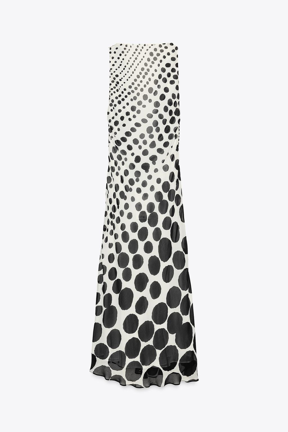 Длинное платье горошек — zw collection