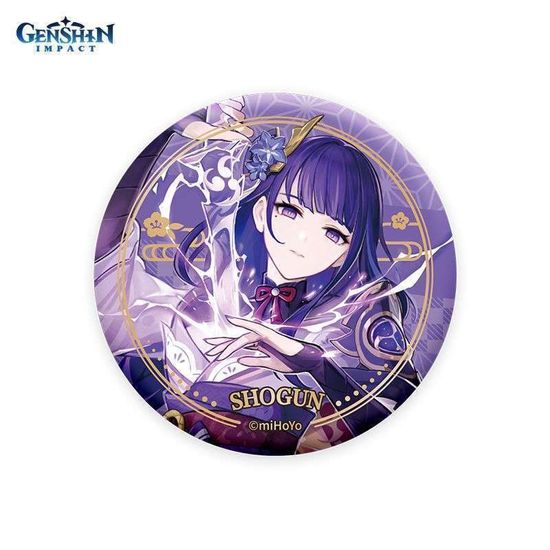 Значок Inazuma Character Can Badge Raiden Shogun 6974696611830