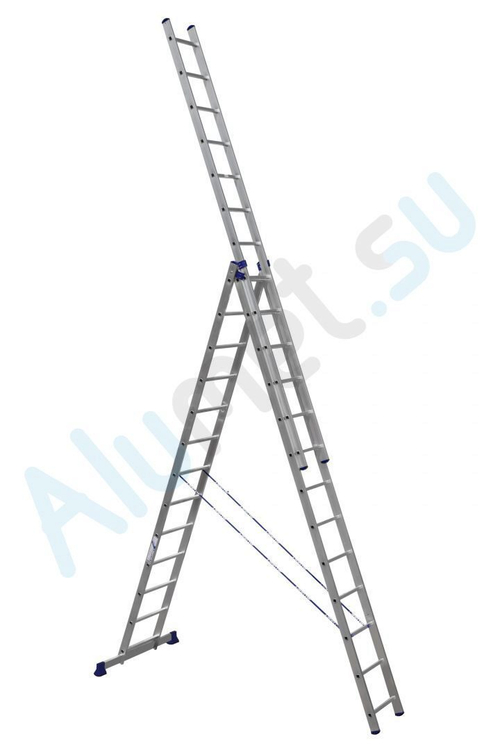 Лестница трехсекционая АЛЮМЕТ 3х13