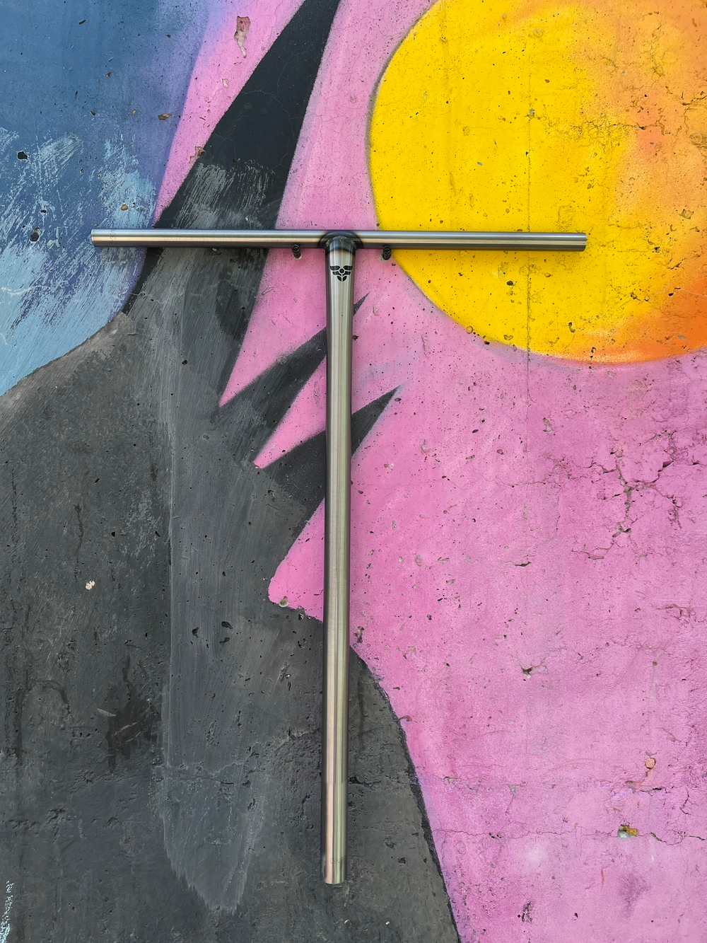 Руль Fahrenheit T-bar SCS/IHC 31.8, 770*595 mm, серебристый