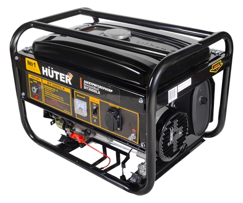 Портативный бензогенератор HUTER DY3000LX - [2,5 кВт / 220V] эл. старт