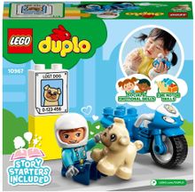 Конструктор LEGO DUPLO 10967 Полицейский мотоцикл