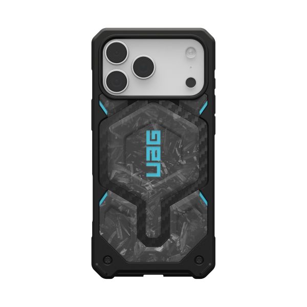 Чехол Uag Monarch Pro Case для iPhone 17 Pro Max, Синий | Forged Carbon Fiber/Blue