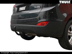 Фаркоп Brink (Thule) 529400 для Hyundai ix35 (2010 - 2015) / Kia Sportage (2010 - 2014)(паспорт и сертификат в комплекте)(без электрики)