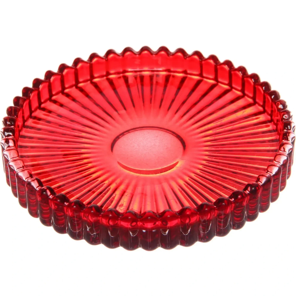 Подсвечник «Романтика» 10*1,5 см, Красный