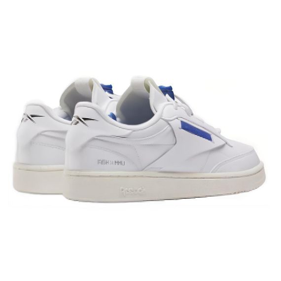 Кроссовки reebok Club C Series для скейтборда Низкие Белые и синие Юнисекс