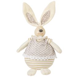 GAEM Игрушка набивная "Заяц/Зайка", L18 W13 H37/27 см, 2в.