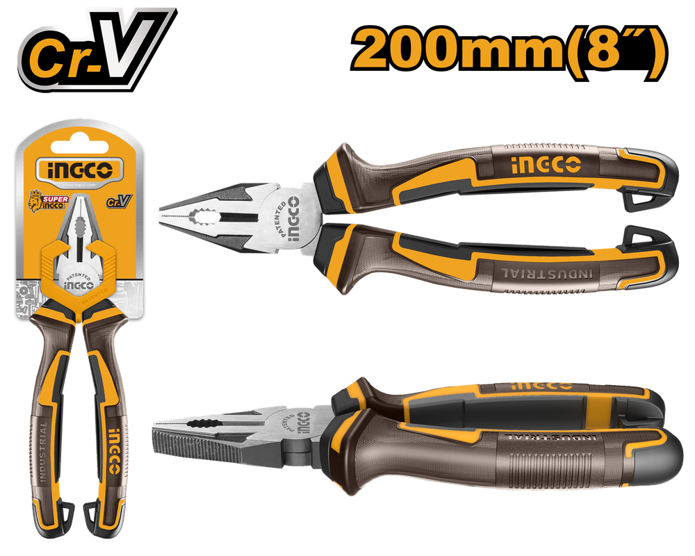 Плоскогубцы комбинированные 200 мм INDUSTRIAL