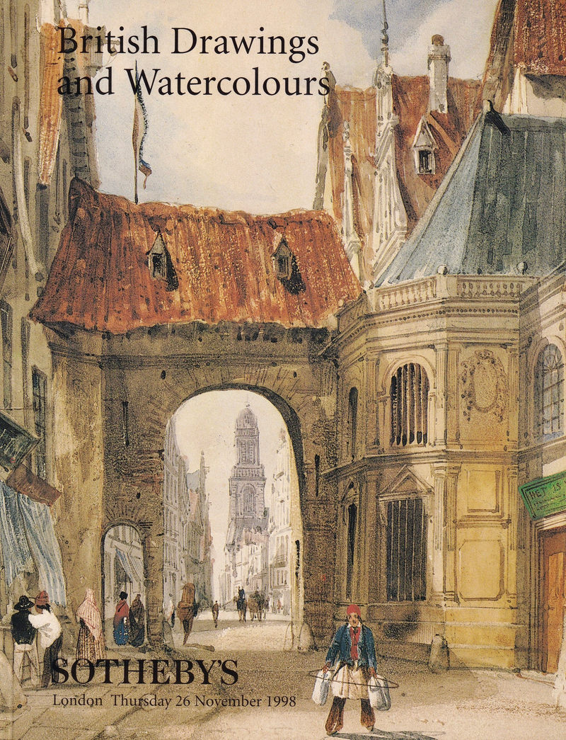 Каталог аукциона Sotheby's, Лондон, Британская графика и акварель от 26 ноября 1998 года