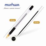 Ручка шариковая MunHwa "MC Gold" черная, 0,5мм, грип, штрих-код