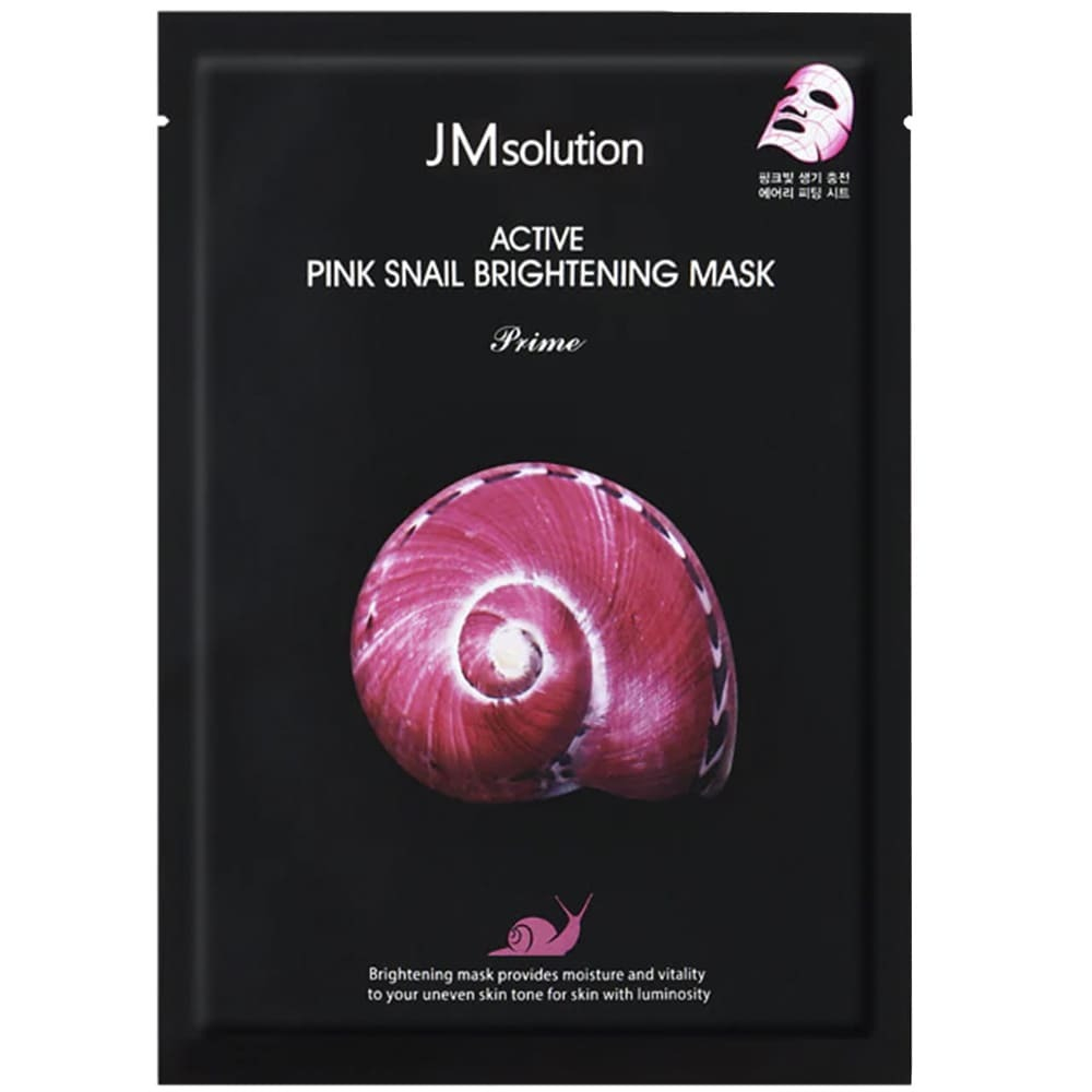 Тканевая маска JMsolution Active Pink Snail Brightening Mask Prime 30 мл